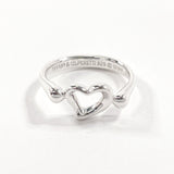 TIFFANY&Co. Ring Open heart Elsa Peretti Silver925 #10(JP Size) Silver Women Used