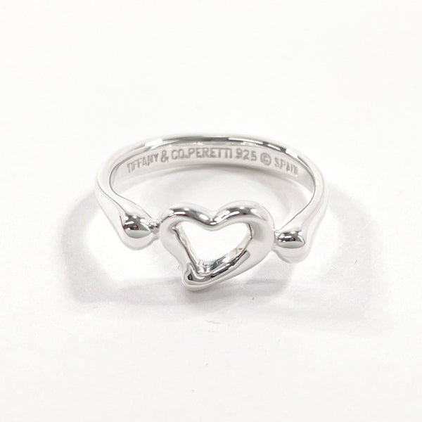 TIFFANY&Co. Ring Open heart Elsa Peretti Silver925 #10(JP Size) Silver Women Used