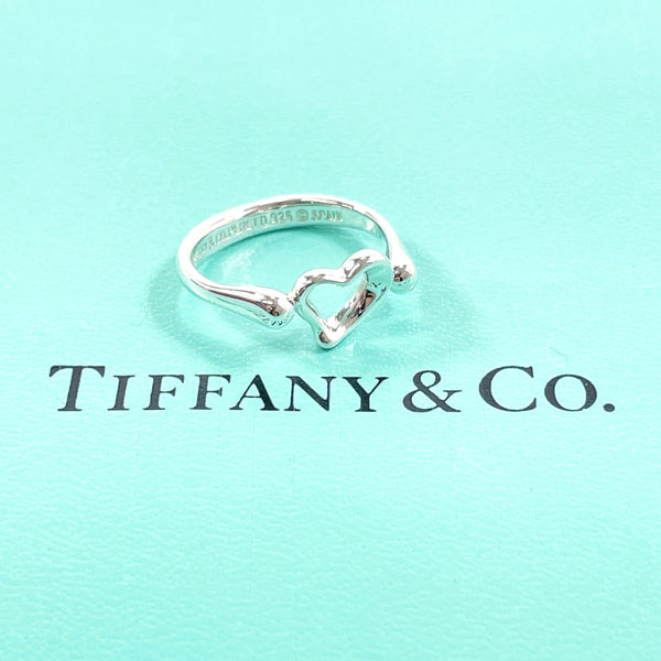 TIFFANY&Co. Ring Open heart Elsa Peretti Silver925 #10(JP Size) Silver Women Used