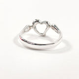 TIFFANY&Co. Ring Open heart Elsa Peretti Silver925 #10(JP Size) Silver Women Used