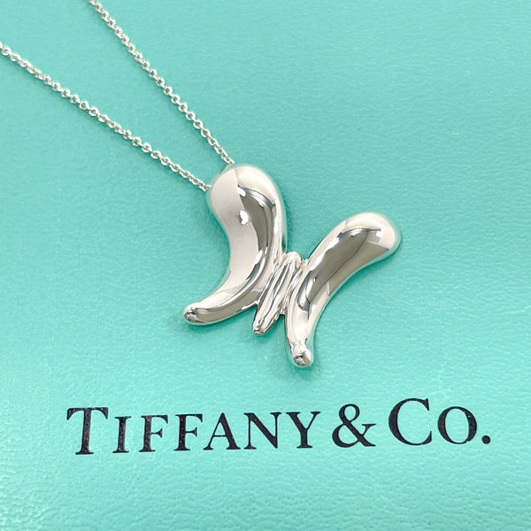 TIFFANY&Co. Necklace butterfly Elsa Peretti Silver925 Silver Women Used