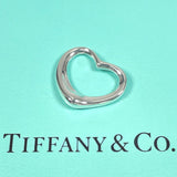 TIFFANY&Co. Pendant top Open heart Elsa Peretti Silver925 Silver Women Used