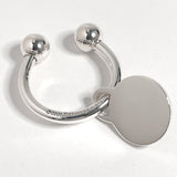 TIFFANY&Co. key ring round tag keyring Silver925 Silver unisex Second hand