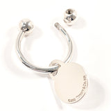 TIFFANY&Co. key ring Round tag keyring Silver925 Silver unisex Second hand