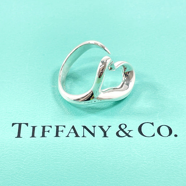 TIFFANY&Co. Ring Open heart Elsa Peretti Silver925 #10(JP Size) Silver Women Used