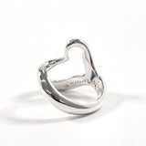 TIFFANY&Co. Ring Open heart Elsa Peretti Silver925 #10(JP Size) Silver Women Used