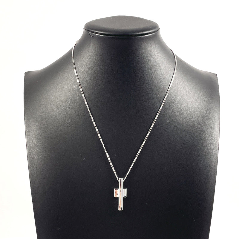 GUCCI Necklace cross Silver925 Silver unisex Used