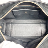 LOEWE Handbag 352.61.A03 Amazona 28 Suede/leather Black Women Used
