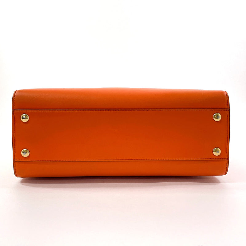 Salvatore Ferragamo Handbag AU-21/D658 Gancini leather Orange Women Used
