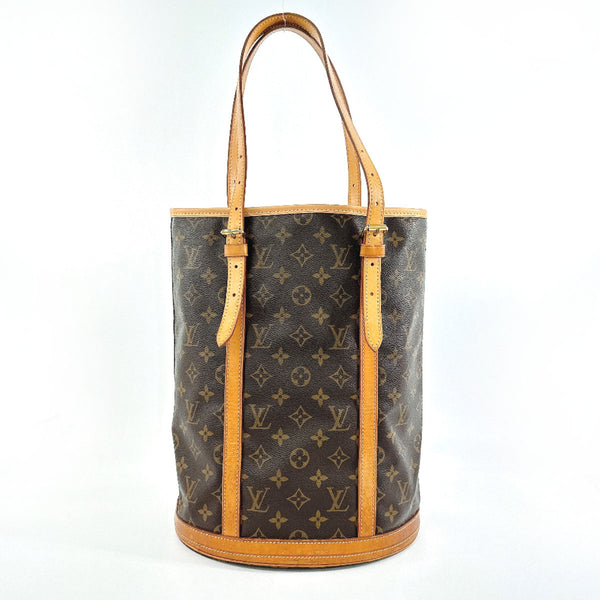 LOUIS VUITTON Tote Bag M42236 Bucket GM Monogram canvas/Leather Brown Women Used