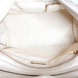 Salvatore Ferragamo Handbag FZ-21 Sofia 2WAY canvas/leather white Women Used