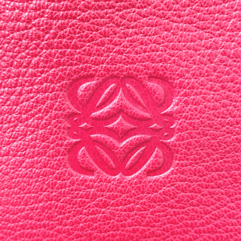 LOEWE Handbag 35235A03 Amazona 28 leather pink Women Used