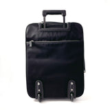 PRADA suitcase VV030M Nylon/Safiano leather Black unisex Used