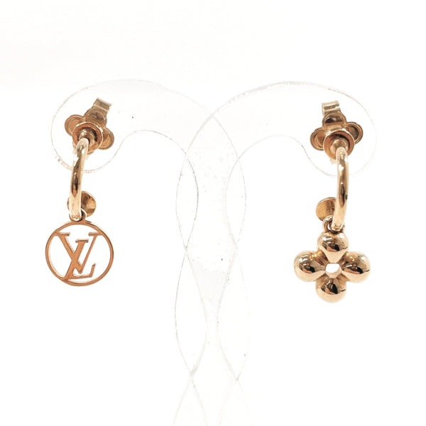 LOUIS VUITTON earring M64859 earring blooming metal gold DE Women Used