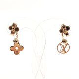 LOUIS VUITTON earring M64859 earring blooming metal gold DE Women Used