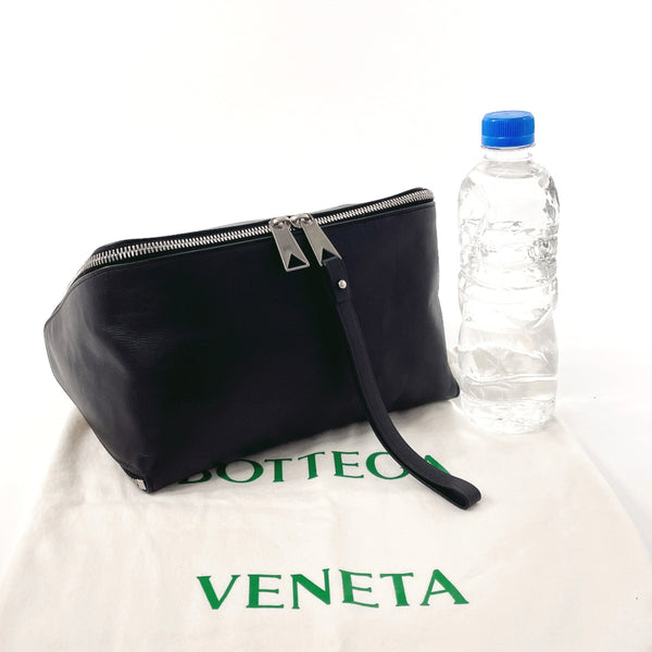 BOTTEGAVENETA Clutch bag 666771 organizer leather Black unisex Used