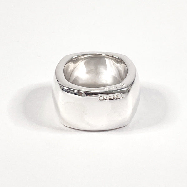 CHANEL Ring logo Silver925 #12(JP Size) Silver Women Used