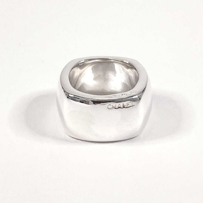 CHANEL Ring logo Silver925 #12(JP Size) Silver Women Used