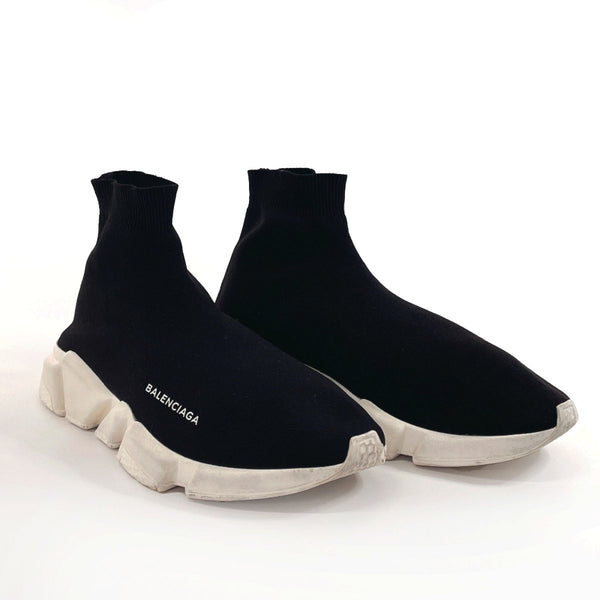 BALENCIAGA sneakers Speed trainer polyester Black mens Used