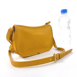 COACH Shoulder Bag 9031 Old coach leather yellow Women Used