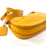 COACH Shoulder Bag 9031 Old coach leather yellow Women Used