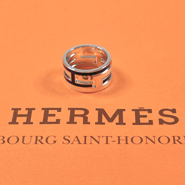 HERMES Ring Move ash Silver925 #7.5(JP Size) Silver Silver Women Used