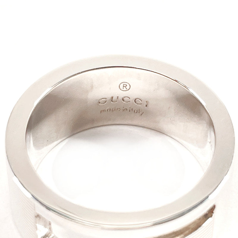 GUCCI Ring Branded Cutout G Silver925 #US 4 3/4 Silver Women Second hand