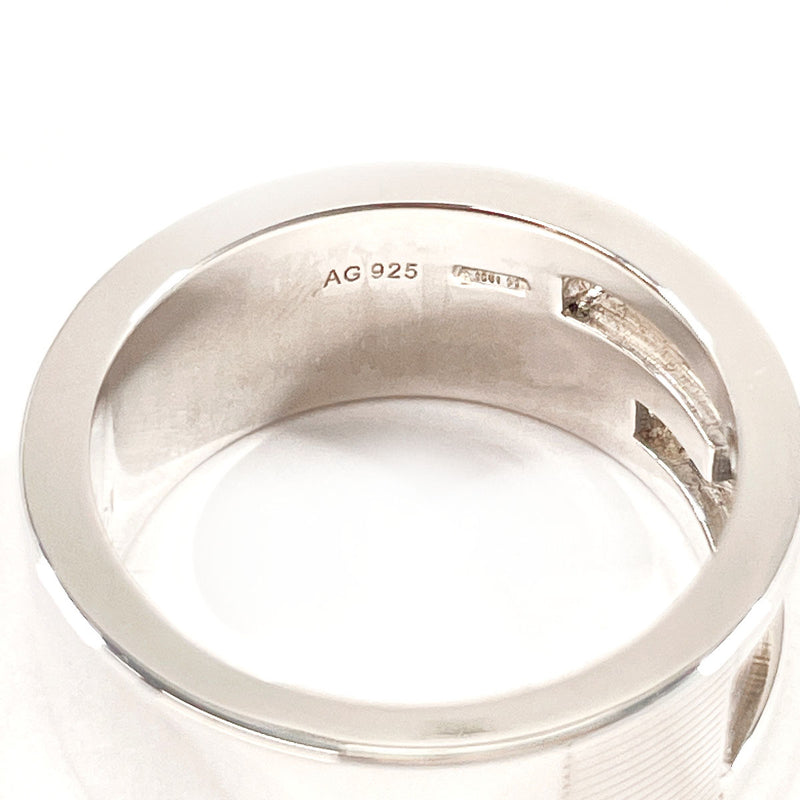 GUCCI Ring Branded Cutout G Silver925 #US 4 3/4 Silver Women Second hand