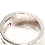GUCCI Ring Branded Cutout G Silver925 #US 4 3/4 Silver Women Second hand