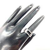 GUCCI Ring Branded Cutout G Silver925 #US 4 3/4 Silver Women Second hand