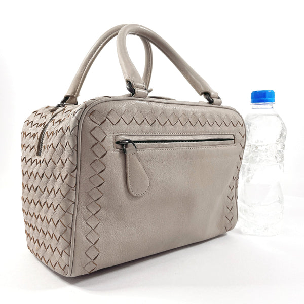 BOTTEGAVENETA Handbag Intrecciato Brera leather gray Women Used