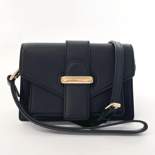 BALENCIAGA Shoulder Bag 491637 3WAY leather Black Women Used
