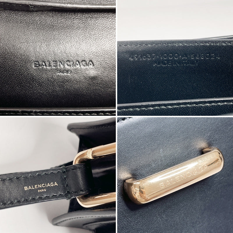 BALENCIAGA Shoulder Bag 491637 3WAY leather Black Women Used