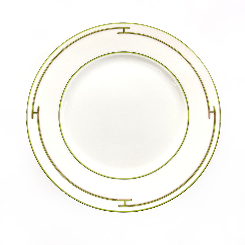 HERMES Tableware Rhythm Plate Porcelain white white unisex Used