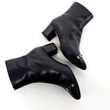 Salvatore Ferragamo boots Ankle boots Vala leather/Patent leather Black Women Used