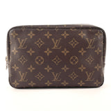 LOUIS VUITTON Pouch M47524 Truth Wallet 23 Monogram canvas Brown unisex Used