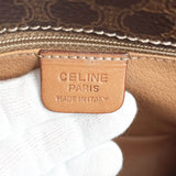 CELINE Shoulder Bag Macadam PVC/leather Brown Women Used