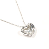 TIFFANY&Co. Necklace Curved heart Elsa Peretti Silver925 Silver Women Second hand