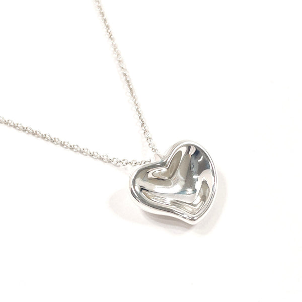TIFFANY&Co. Necklace Curved heart Elsa Peretti Silver925 Silver Women Second hand