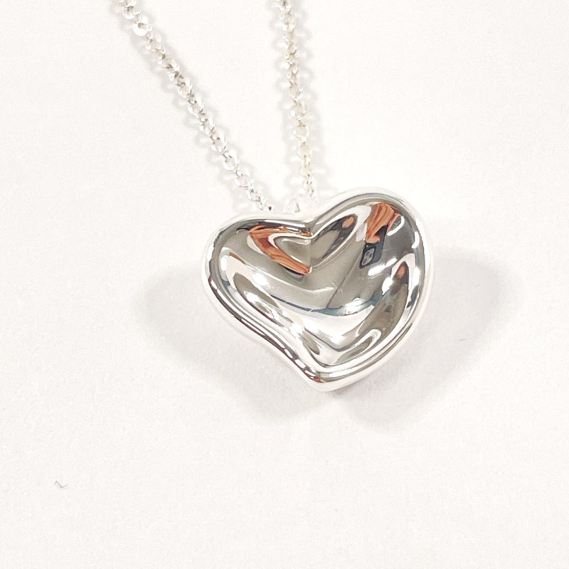 TIFFANY&Co. Necklace Curved heart Elsa Peretti Silver925 Silver Women Used