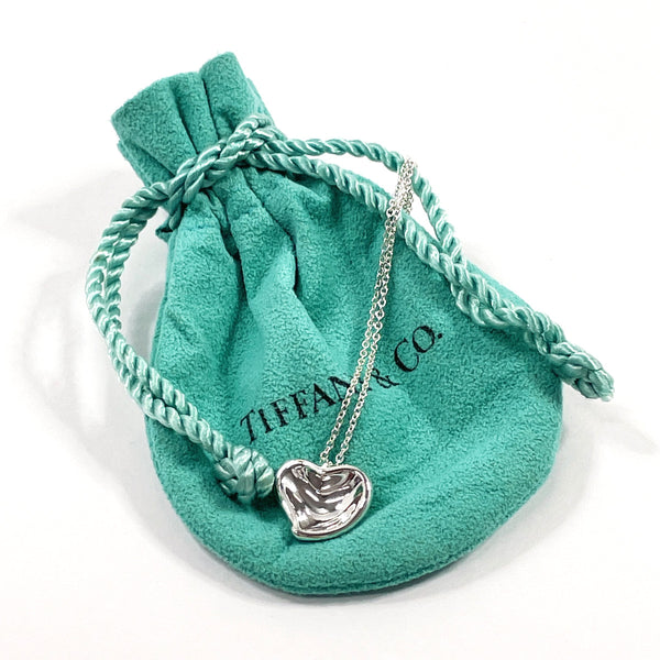 TIFFANY&Co. Necklace Curved heart Elsa Peretti Silver925 Silver Women Second hand
