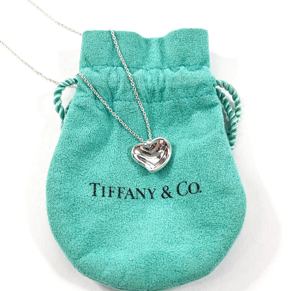 TIFFANY&Co. Necklace Curved heart Elsa Peretti Silver925 Silver Women Used