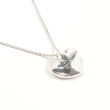 TIFFANY&Co. Necklace Curved heart Elsa Peretti Silver925 Silver Women Second hand