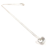 TIFFANY&Co. Necklace Curved heart Elsa Peretti Silver925 Silver Women Second hand