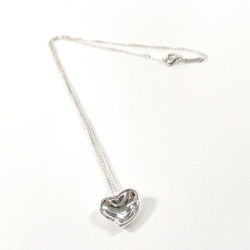 TIFFANY&Co. Necklace Curved heart Elsa Peretti Silver925 Silver Women Used