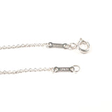TIFFANY&Co. Necklace Curved heart Elsa Peretti Silver925 Silver Women Second hand