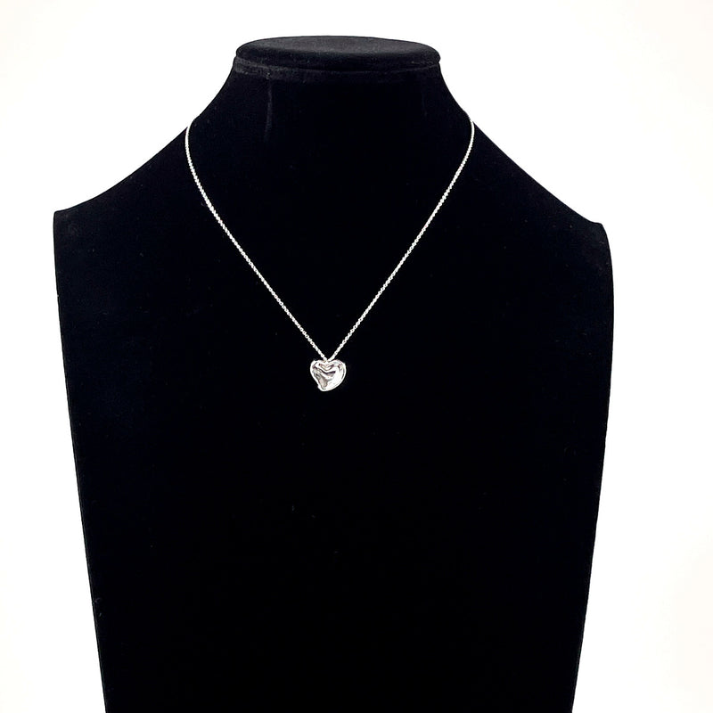 TIFFANY&Co. Necklace Curved heart Elsa Peretti Silver925 Silver Women Second hand
