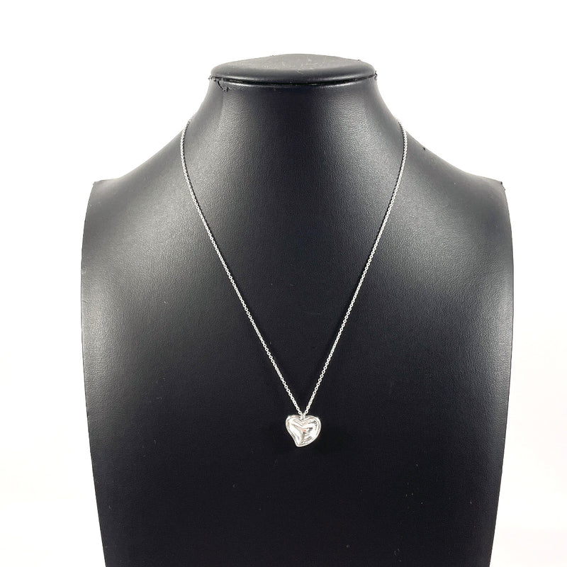 TIFFANY&Co. Necklace Curved heart Elsa Peretti Silver925 Silver Women Used