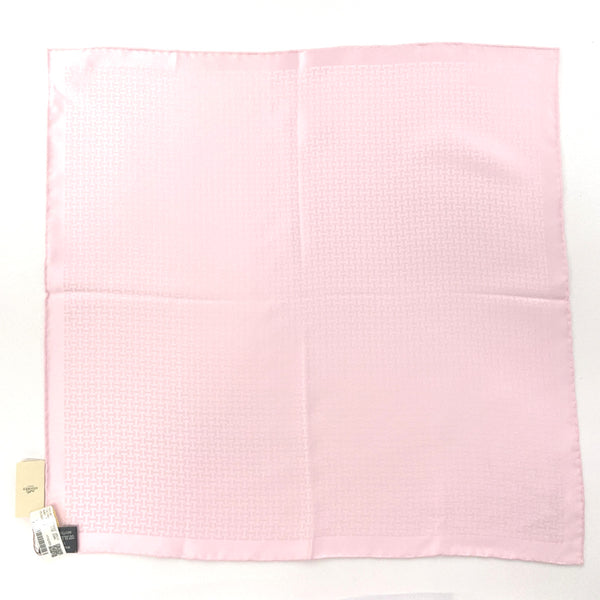 HERMES handkerchief 053805T Pocket Square 45 Upside Down silk pink pink unisex Used