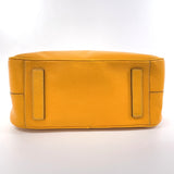 PRADA Handbag Mini Boston leather yellow Women Used